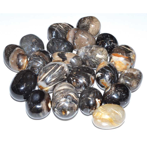 Agate, Feather tumbled stones 1 lb