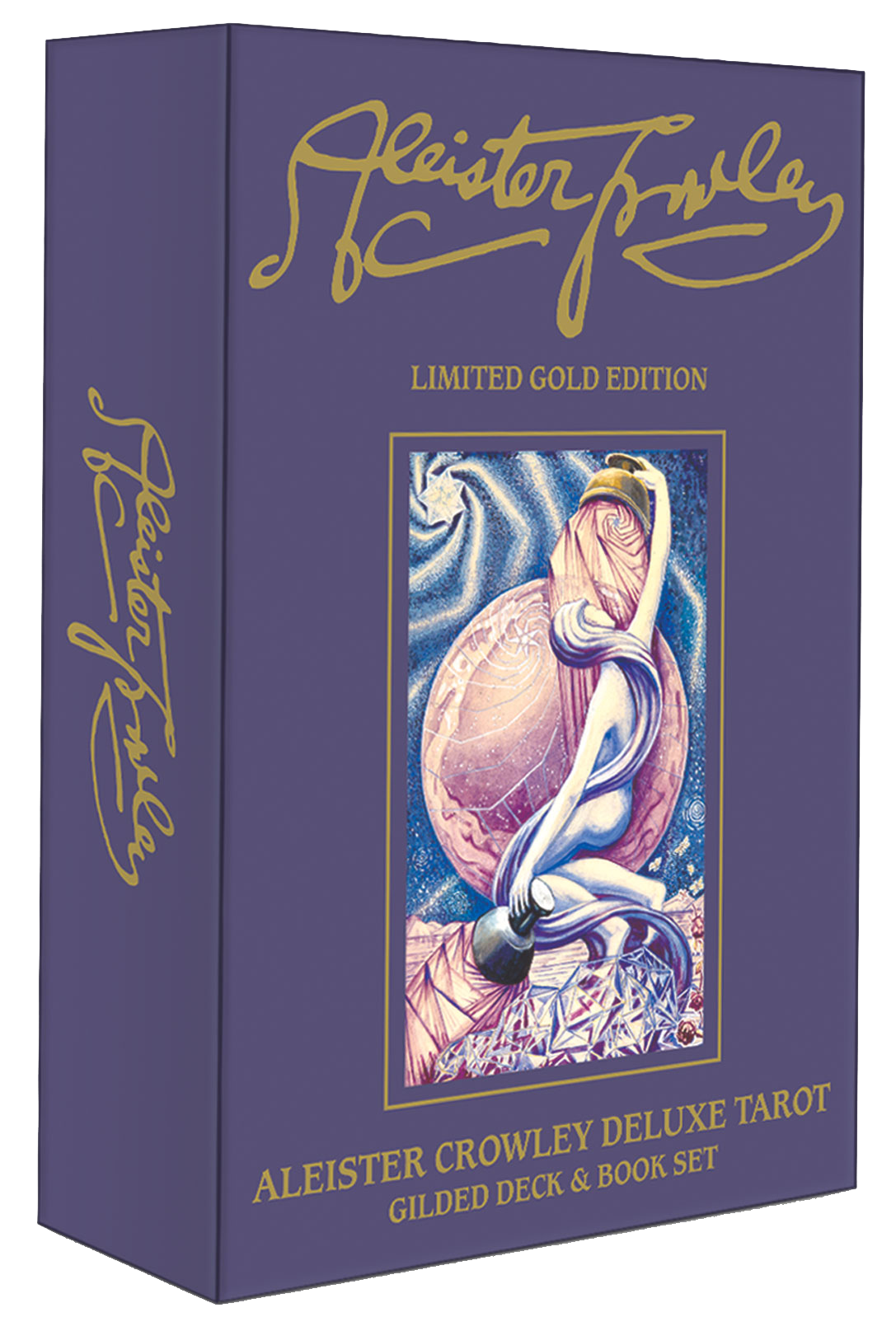 Aleister Crowley Deluxe Tarot: Gilded Deck & Book Set