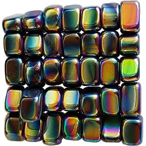 Magnetic Hematite Rainbow tumbled stones 1 lb