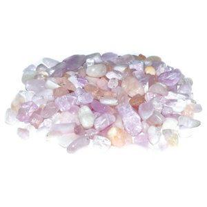 Morganite tumbled chips 5-8 mm, 1 lb