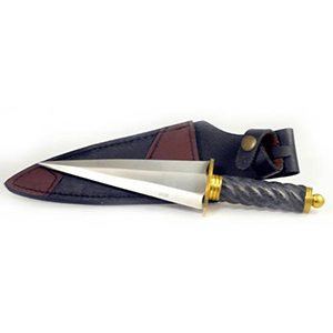 Roman Black Handle athame - Can not ship to MA or CA